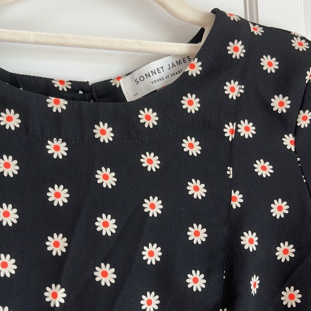 SONNET JAMES Young at Heart Brielle Daisy Dress Size XS - Picture 5 of 11